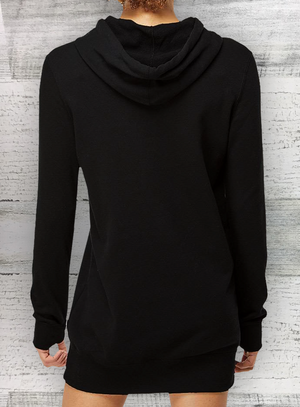 Catfish Tuff MIDWEIGHT SPECIAL BLEND HOODED PULLOVER DRESS - Circle Series - Catfish hoodie